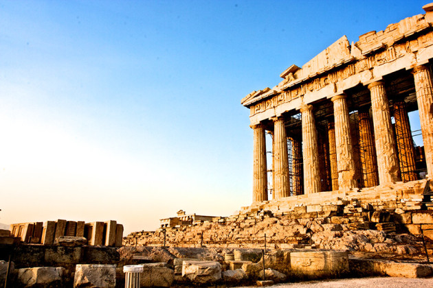 Akropolis i Aten, Grekland.