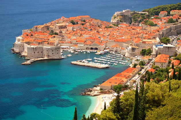 Hamnen i Dubrovnik