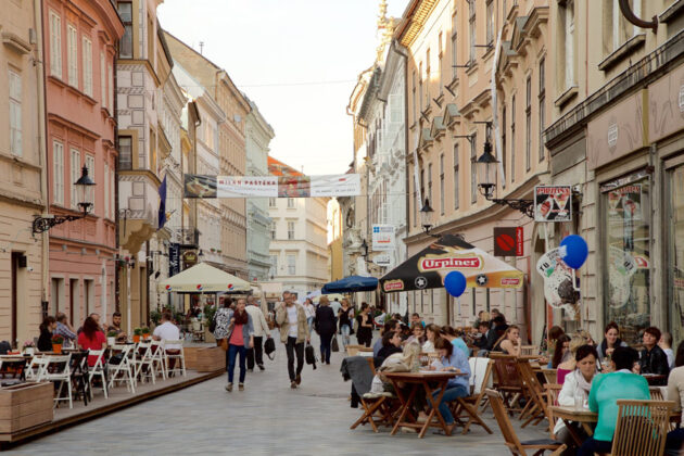Bratislava city centre, Slovakien.