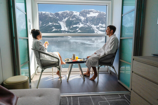Infinite Veranda Stateroom ombord på Celebrity Edge.
