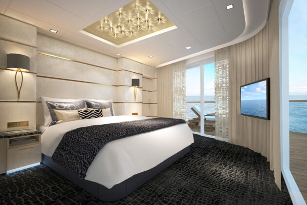 Haven Deluxe Owner Suite ombord på kryssningsfartyget Norwegian Bliss.