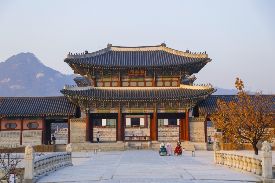 Palats Seoul i Sydkorea