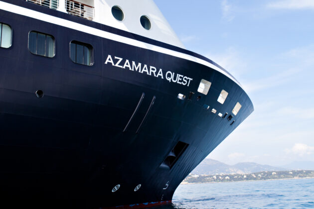 Fören på kryssningsfartyget Azamara Quest.