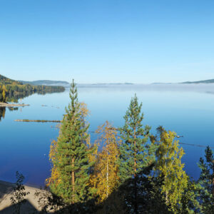 Ljusnan i Orbaden i Hälsingland, Sverige.