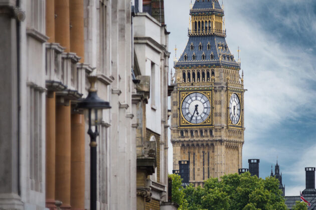 Närbild av Big Ben, London