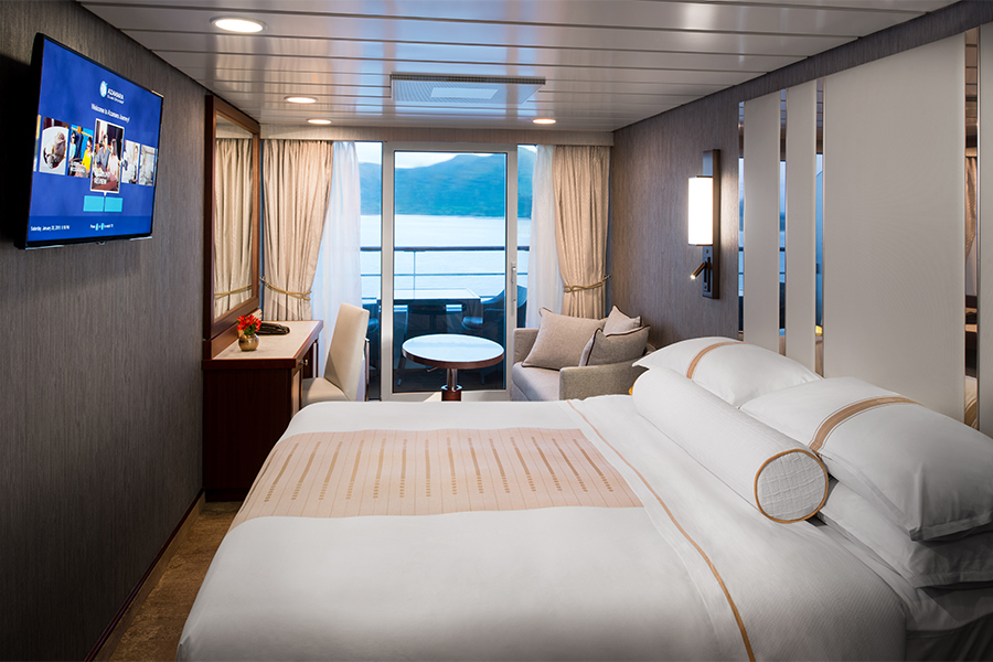 Balkonghytt ombord på Azamara Journey
